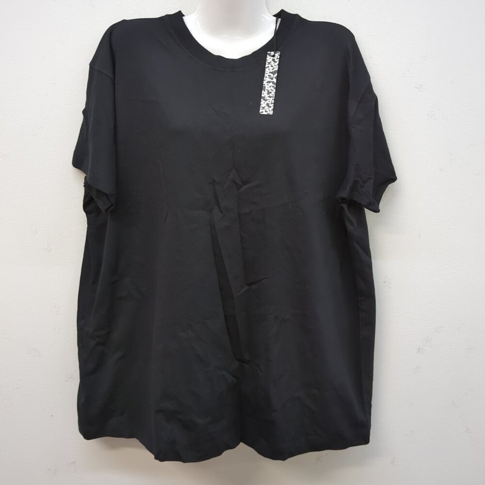 Asos 4505 Icon Oversized Short Sleeves Women's T Shirt US 10 Black